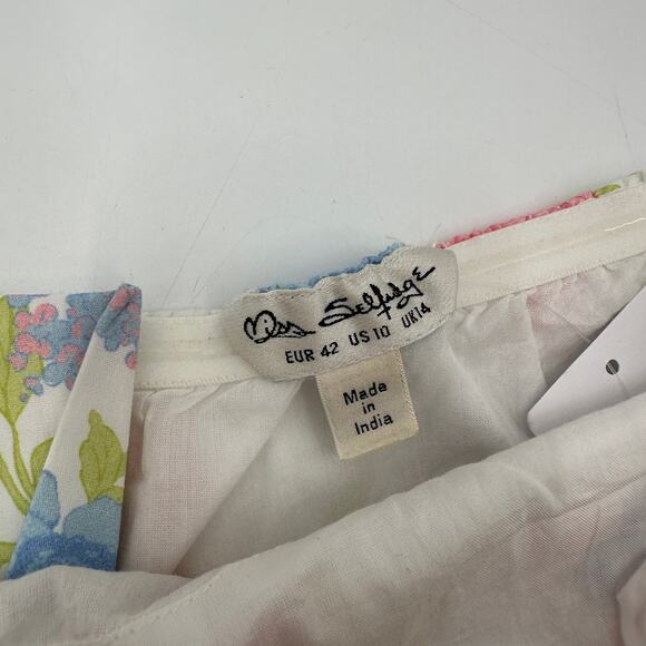 Miss Selfridge NWT Asos 2 Piece Poplin Floral Crop Top & Skirt Set  // 10 & 12 - Picture 11 of 14